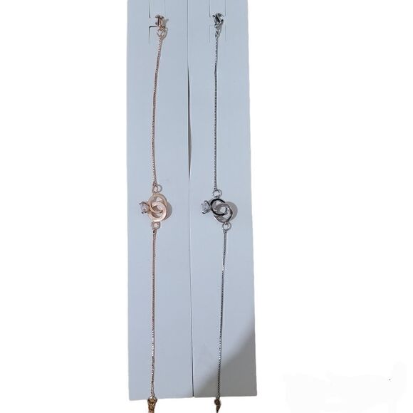 Cute Ring Crystal Charm Bracelet - Picture 2 of 6